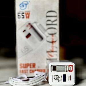 GT 65w premium fast charger (adaptor & premium Cable)