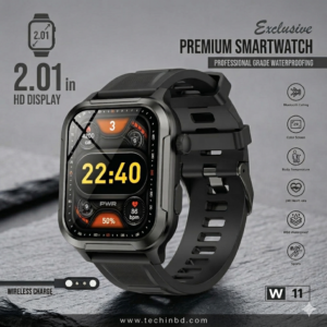 W11 Bluetooth Calling Waterproof Smartwatch